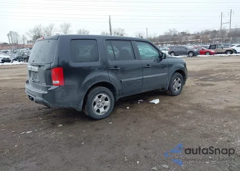 2012 Honda Pilot Lx из США, поврежденный, VIN 5FNYF4H27CB002395